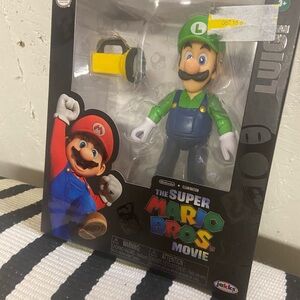 Super Mario Bros Movie Luigi Action Figure